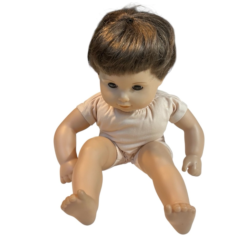 American Girl 15" Bitty Baby Twin Boy Doll Brown Hair Brown Eyes No Clothes